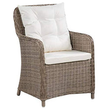 SKM Set da Pranzo da Giardino 11 pz in Polyrattan Marrone