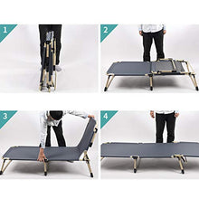 XIAOLY Spiaggia Sedia/Salotto/Letto Pieghevole Portatile, Versatile Regolabile per Giardino, Coperta, Campeggio, Coperta, Ufficio,Grey