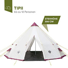 Skandika, Tenda Indiana da Campeggio Tipii 300", Altezza 3 m