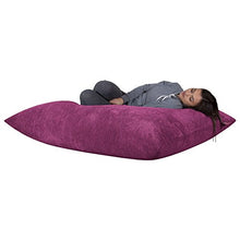 Lounge Pug®, Cuscino Pouf Sacco XL, Pompon - Rosa