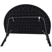 Chicreat Tavolino sospeso da balcone, ribaltabile, nero
