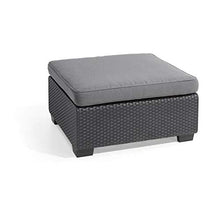 Keter Salta Footstool - Poggiapiedi con Cuscino - 72,5X59,5X33,8