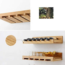 shh Semplice e Creativo Portabottiglie Portabottiglie da Parete, 60X27X12 cm