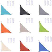 WWYL - Tenda parasole a vela per giardino, terrazza, feste, protezione dai raggi UV, con corda (5 x 5 x 7,1 mango)