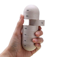 Lazder, contenitore per pillole per 7 giorni, contenitore per pillole, contenitore per medicine e vitamine, impermeabile, portatile da viaggio