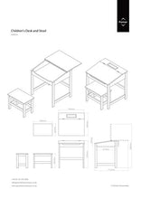 Premier Housewares 2402525 Set Scrivania e Seggiolino per Bambini, 57x55x48 cm, Rosa