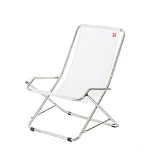 Fiam Dondolina - Sedia a sdraio in alluminio, colore: bianco