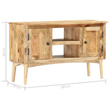 vidaXL Credenza 100x35x60 cm in Legno Massello di Mango