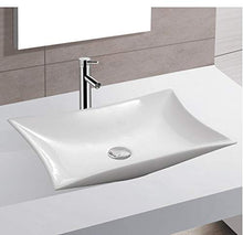 Lavabo in ceramica 56,5 x 38 x 11 cm