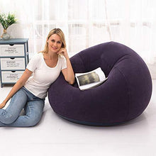 Tongdejing Aufblasbarer Sitzsack Stuhl, faltbare Beflockung Aufblasbare Lazy Sofa Liege Couch Ultra Soft für zu Hause Wohnzimmer Schlafzimmer Dekor Haustier - Arredi Casa