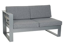 Giardino Arredamento giardino divano lounge divano Stratos 2er-Elemento di alluminio