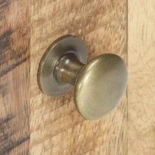 vidaXL Comodino 40x30x50 cm in Legno di Mango Grezzo