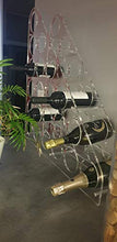 Portabottiglie di vino in plexiglass - 21 bottiglie