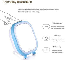 GIAOYAO Specchi da Tavolo LED Bluetooth Specchio per Il Trucco Bluetooth Specchio Wireless Bluetooth e Cavo USB, abitatore per la casa Bluetooth Bluetooth Specchio a LED Bluetooth