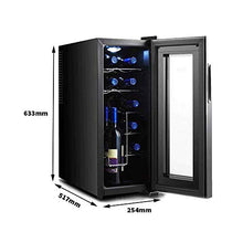 Il mobiletto del Vino è Piccolo e Compatto, con Due Strati di Vetro temperato Il Design Cavo e Spesso previene i Raggi UV, casa/Bar