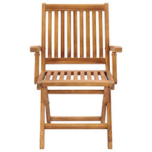 vidaXL Sedie da Giardino 2 pz con Cuscini Rosso Vino Massello di Teak