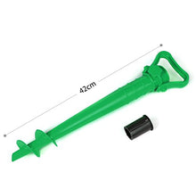 Sekey picchetto di Supporto per ombrellone Mare Spiaggia Vacanze Sole Giardino Punta Terra Sabbia trivella Verde