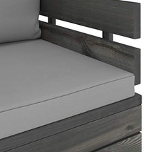 vidaXL Poltrona da Giardino con Cuscini in Legno di Pino