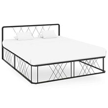 SKM Giroletto Nero in Metallo 140x200 cm (25.5kg)