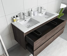 Badplaats B.V. Mobili da Bagno Angela 120cm Rovere Marrone - Armadio mobiletto lavabo Mobili Armadietto