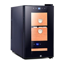 BLLXMX Armadio Umidificatore per Sigari, Humidor Armadio di Cedro Spagnolo Touch Screen Control Display Temperatura umidità Cornice Sigaro