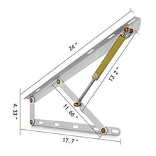 OldFe capacità da 60kg La Strutture Letto 60cm Il Kit di Sollevamento per Letto O Divano da 1.5x2m