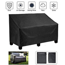 JIACUO Copertura per Panca da Giardino 2/3/4 posti Protezione per Panca Resistente Anti-UV Impermeabile