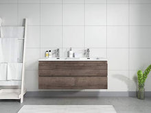 Badplaats B.V. Mobili da Bagno Angela 120cm Rovere Marrone - Armadio mobiletto lavabo Mobili Armadietto