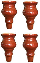 Solid Gambe europee legno Divano Tavola comodino Tavolino appoggio del piede accessori in legno - 4 pezzi