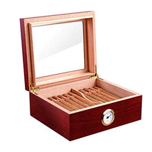 XZJJZ Cedar Cigar Humidor - con igrometro e umidificatore Versatile Strong Seal Resistente all'Usura