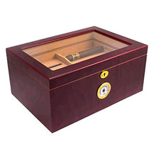 ADSE Cigar Box-25-50 Cigar Desktop Humidor Finitura Mogano