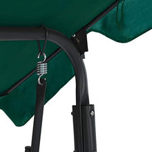 vidaXL - Dondolo da Giardino in Tessuto, 170 x 110 x 153 cm, Colore: Verde