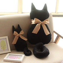 Kklak Cuscino, Cuscino per Gatto Posteriore, Peluche per Inviare Regali di San Valentino agli Amici,Black,75cm