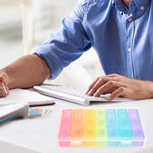 “N/A” Portapillole Portatile Color Arcobaleno 7 Giorni 21 Scomparti