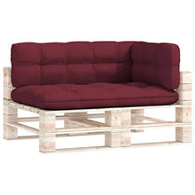 Buyounger Cuscini per Divano Pallet 3 pz Rosso Vino