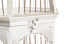 Way Home Store Set di Due Gabbie in Legno Bianco