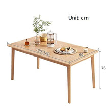 JINPENGRAN Semplice Tavolo Rettangolare per Uso Domestico,1,1200 * 600mm