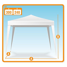 Aktive 53859 - Gazebo pieghevole 300x300x240 cm