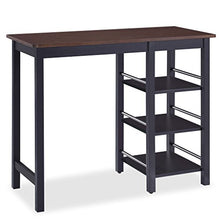 Tidyard Set da Bar 3 pz in MDF Nero,Tavolo e sedie da Cucina,Include 1 Tavolo e 2 sgabelli
