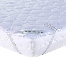 DecoKing Coprimaterasso 180x200 cm 100% Microfibra Essere Resistente Bianco Light Cover