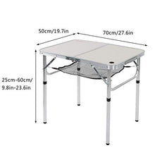 SALUTUYA Tavolo da Barbecue Portatile da Spiaggia con Resistenza all'abrasione Superiore, per Barbecue, per Esterno