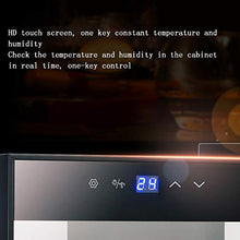 BLLXMX Armadio Umidificatore per Sigari, Humidor Armadio di Cedro Spagnolo Touch Screen Control Display Temperatura umidità Cornice Sigaro