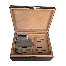 sharprepublic Humidor Cedro Finitura Ciliegio Per Mantenere L'aroma Del Sigaro