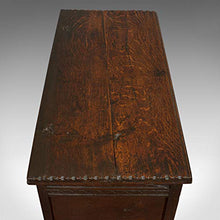 Compatto Antico Coffer, Inglese, Quercia, Cassapone, Tronco, Primo Georgiano, Circa 1720