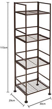 Amazon Basics - Scaffale in ferro a 4 ripiani