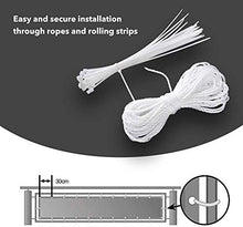 ROBAG Copertura Balcone Idrorepellente e Resistente agli Strappi Resistente agli Agenti atmosferici con Corda in Nylon e Fascetta, per Balcone Terrazzo Piscina (80x560cm  Antracite)