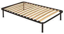 Rete a doghe in legno ortopedica 120x190 cm con piedi una piazza e mezzo