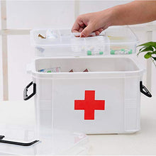 Scatola portaoggetti, kit di pronto soccorso, scatola di plastica per medicine da viaggio
