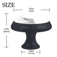 Koala 4 PCS Pomelli per Porta, Pomolo per Mobile, Pomelli per Mobili con Viti, Maniglia per Armadietto, Pomelli per Porta, Pomelli per Cassetti per Porta, Armadio, Cassetto e Credenza