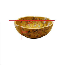 Jgophu - Lavabo in ceramica con finitura gialla Art Wash Basin dipinta a mano